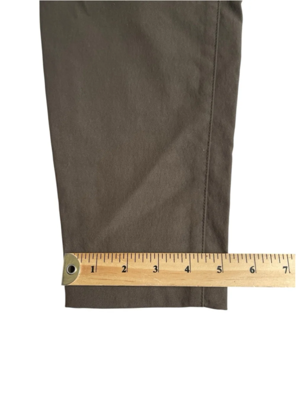 Outlier Pants Size 28X25 Strong Dungarees Strongtwill Dark Olive Brown Unisex